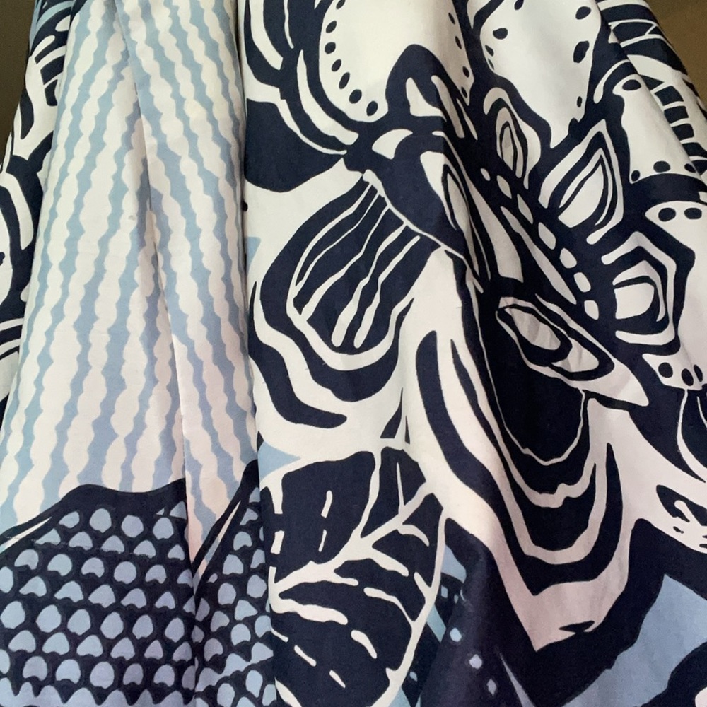 Mix Nouveau NY tropical print maxi skirt L